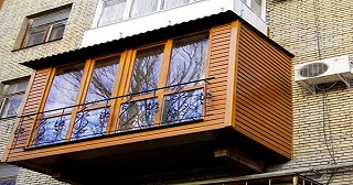 Внешняя отделка балкона Нальчик цена от 1054 руб. м/2.